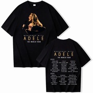 Ready Stock Hot Adele In Munich Cotton Print T-shirt Unisex Harajuku Summer Casual Men Tshirt