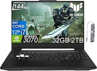 ASUS TUF Dash F15 Gaming Laptop (15.6 inches 144Hz, Intel 12th Gen i7-12650H, 32GB DDR5 RAM, 2TB PCl