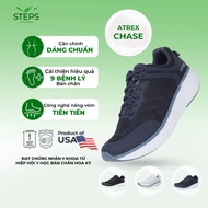 Aetrex Chase Navy Men's Health Shoes - Men's sports shoes that support arch lift, lightweight and co