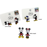 Disney-licensed Mickey Mouse Unbalance Earrings, Mickey Mouse earrings, Minnie Mouse Disney Earrings