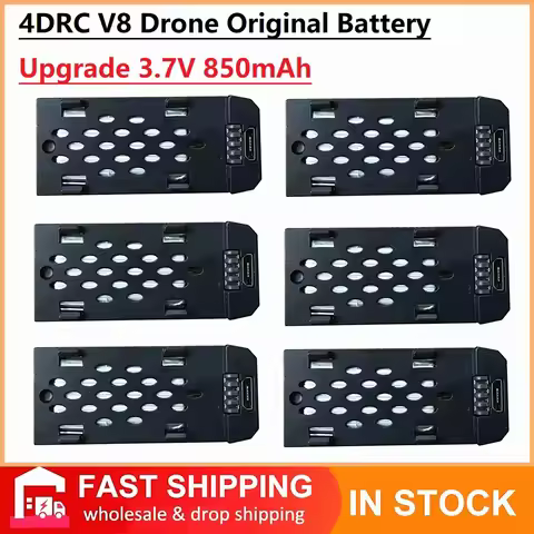 4DRC V8 Drone Original Battery 3.7V 850MAh For 4D-V8 Mini Battery RC Quadcopter Replacement Accessor