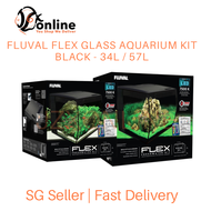 FLUVAL FLEX Glass Aquarium Kit Black - 34L / 57L