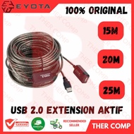 Kabel Usb Extension Aktif 15 Meter / Usb Extender Active 15M EYOTA