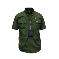 kemeja tactical pria m tac lengan pendek