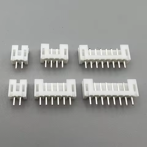 50pcs JST PH 2.0 2P 3P 4P 5P 6P 7P 8P 9P 10P 11P 12 pin Header 2.0mm male material PH2.0 2mm Connect
