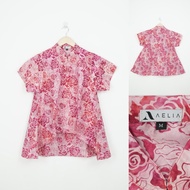 Batik Wanita Atasan Batik Blouse Batik. Aelia Michelia. Lengan Pendek