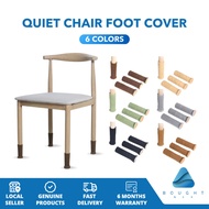 Quiet Chair Foot Cover - Anti-Skid Wear-Resistant Socks for Table Chair Legs Floor Protection