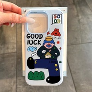 Jelly Two-in-One Phone Case Apple 15 Phone Case Color Dopamine Apple Two-in-One Phone Case Cartoon 2