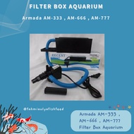 Armada AM-333, AM-666, AM-777 Aquarium Filter Box