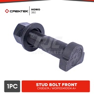 Createk Hub Bolt Howo/Foton w/Spline Front 88x23mm CK8067A ( 1 PC )