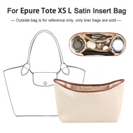 Satin Lining Insert for Longchamp Epure XS/L Sizes  Multi-Pocket Divider to Protect & Sort Makeup, P