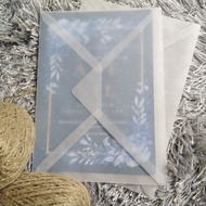5R 4R Transparent Envelope For Invitation Envelope For Wedding Envelope For Money 120/250gsm