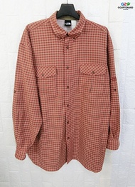 THE NORTH FACE แท้ อก54 เสื้อเชิ๊ตแขนยาวลายสก๊อตคลาสสิก