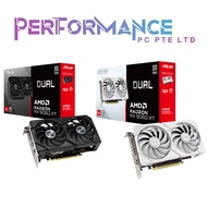 ASUS DUAL Radeon™ RX 9060XT 9060 XT 16GB GDDR6 BLACK /WHITE (3 YEARS WARRANTY BY BAN LEONG TECHNOLOG