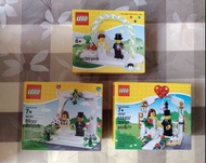 現貨 Lego 853340 40165 40197 Minifigure WEDDING FAVOR SET ( 1 SET 3盒,不散賣 )
