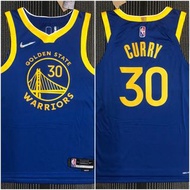 AU刺繡球員版定製(NBA 75周年紀念版) - 史提芬居里 Stephen Curry 金洲勇士 Golden State Warriors 球員版球衣 Authentic Jersey