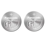 Panasonic Battery - 2 PACK- CR1632 3V 3 Volt Lithium Coin Size Battery