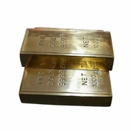 FINE GOLD 999.9 Miniature Brass GOLD Bars 1000g