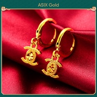 ASIX GOLD Anting-anting Emas Wanita 916 Emas Emas Bangkok Bangkok Asli Subang Wanita Korean Earrings