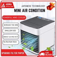 USB Mini Portable Air Conditioner Humidifier Purifier Sterilization Air Cooler Fan Office Home Mini Air Cooler