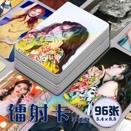 New Product HyunA HyunA Laser Photocard 96 Pieces Full Set Album Fan Concert lomo 10cm Postcard Even