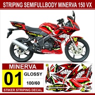 [COD] striping variasi minerva vx 150/sticker decal motor minerva/stiker lis polet minerva