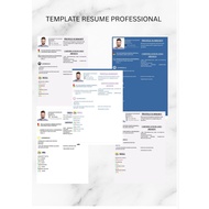 CANVA EDITABLE TEMPLATE RESUME/CV TEMPLATE SIMPLE & PROFFESIONAL / SERVICE CUSTOM RESUME
