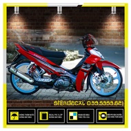 [Siêu Sale] [FreeShip] TEM RỜI mẫu Y11ZR 2022 cho Sirius xăng cơ đỏ đen - không bay màu