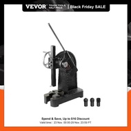 VEVOR Arbor Press 3 T Ratchet Type Arbor Press Ratchet Leverage Arbor Press with Handwheel Cast Iron