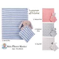 Luvena Fortuna Baby Fleece Blanket Comforter / Baby Fleece Blanket (Available in a choice of colors 