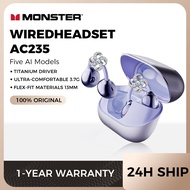 Monster  AC235 bluetooth earphone Open-Ear Bluetooth Earbuds  New Bluetooth 6.0 Wireless Earbuds Lon