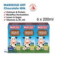 Marigold Chocolate UHT Milk (6 x 200ml) (Laz Mama Shop)