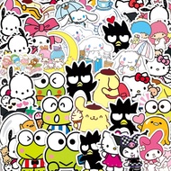 51/10Piece Funny Sanrio Melody Hellokitty kuromi Pochacco Mixed Waterproof Sticker For Phones Laptop Skateboard Creative Graffiti Car Motor Stickers