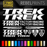 TREK Factory Racing Bike Sticker Decal Vinyl for Mountain Bike and Road Bike