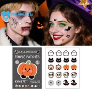 Pumpkin Skull Halloween Element Ance Patch Sticker Moisturizing Dots For Fading Zits And T6b1