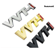 Tem logo chữ nổi VVT-i VVTI 3D kim loại nhôm kẽm dán trang trí xe TOYOTA Innova Vios Camry Corolla