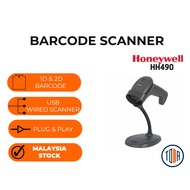 Honeywell HH490 1D/2D Barcode Scanner W Stand