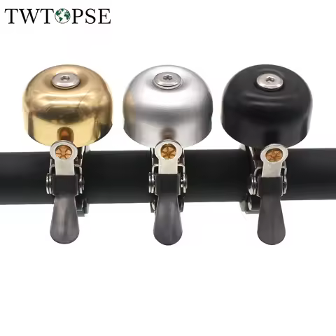 TWTOPSE Classic Metallic Bike Bell For Brompton Folding Bike Bicycle Horn 3SIXTY PIKES Dahon Birdy C