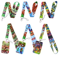 Lanyard Hard Card Holder Work Permit Bus Card Access Control Cartoon Protective Card Holder Thickene