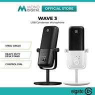 ELGATO WAVE 1 / WAVE 3 PREMIUM MICROPHONE AND DIGITAL MIXING SOLUTION FOR LIVE STREAMING USB CONDENS