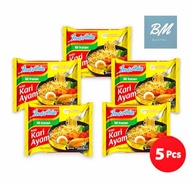 Indomie Kari Ayam 5 Pcs / Mie Indomie Kuah Rasa Kari Ayam 5 Bungkus / Indomie Rasa Kari Ayam 5 x 72