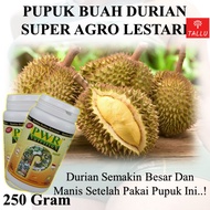 Pupuk Buah Super Agro Lestari 250 Gram / Pupuk Agro Lestari Durian / Pupuk Kilat Untuk Durian