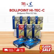 (12 pcs) Original Hi-Tech PILOT 0.3 Colorful Ballpoint Pen