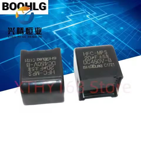 1PCS HFC-MPS 450V 20UF Inverter air conditioner 28mm foot distance capacitance 20UF 450V