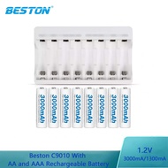 Beston C9010 With AA and AAA Rechargeable Battery