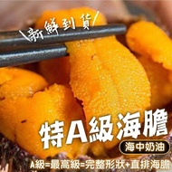 【帥哥魚海鮮】海中奶油 特A級海膽2盒組(100g/盒)