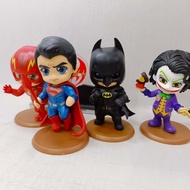 Figure DC Comic 11cm Recast Batman The Flash Superman Joker