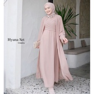 Hyuna 2in1 abaya set