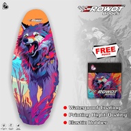 Crowot - Seat COVER Motorcycle Seat COVER PRINT UNIVERSAL AEROX BEAT VARIO Moslem MIO NMAX FINO REVO ANTI Claw Cat/WOLF3