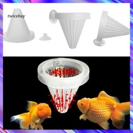 [TY] 5Pcs/Set Aquarium Fish Tank Feeder Food Blood Worm Cone Funnel Feeding Tool